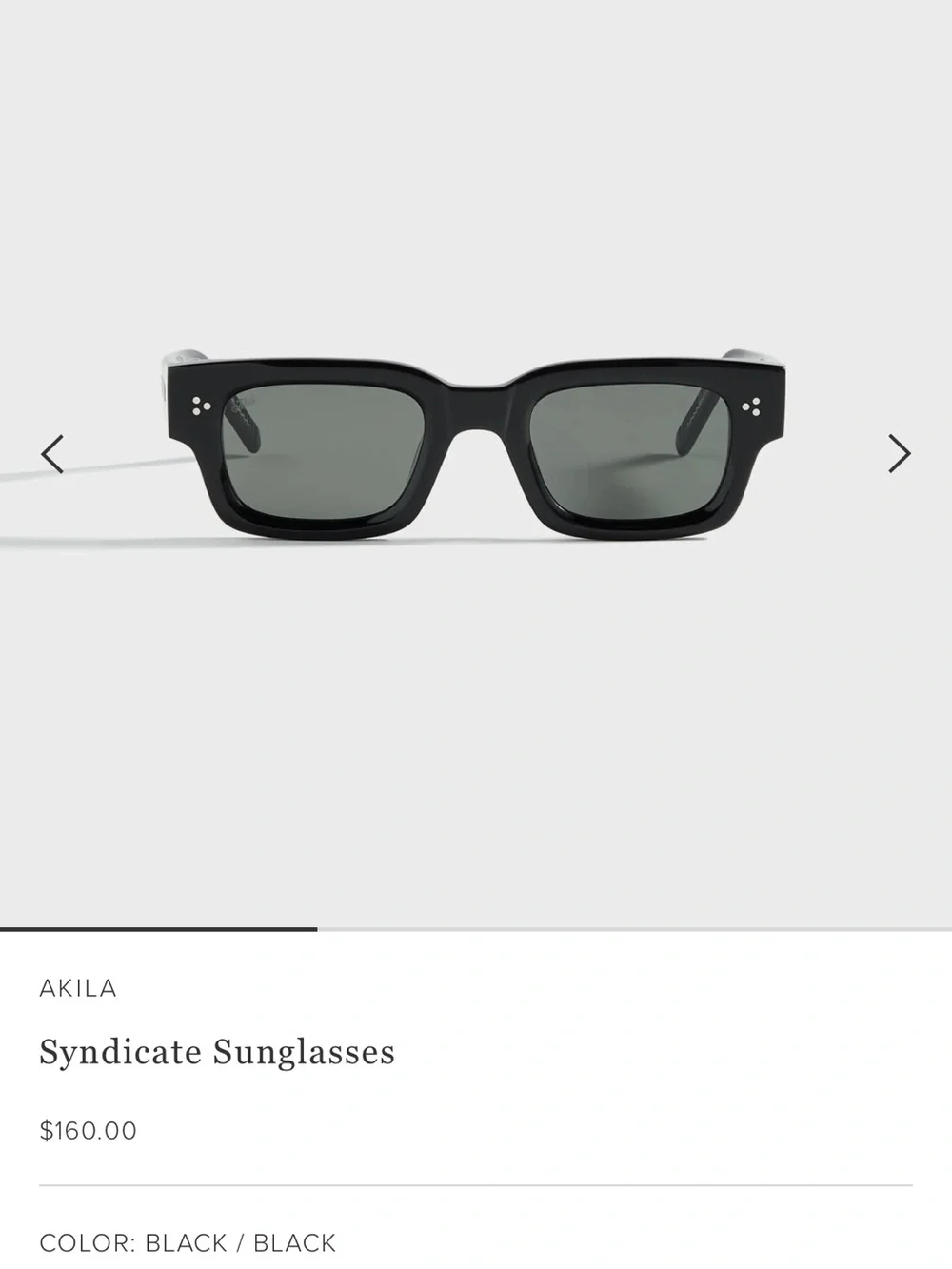 Akila black sunglasses